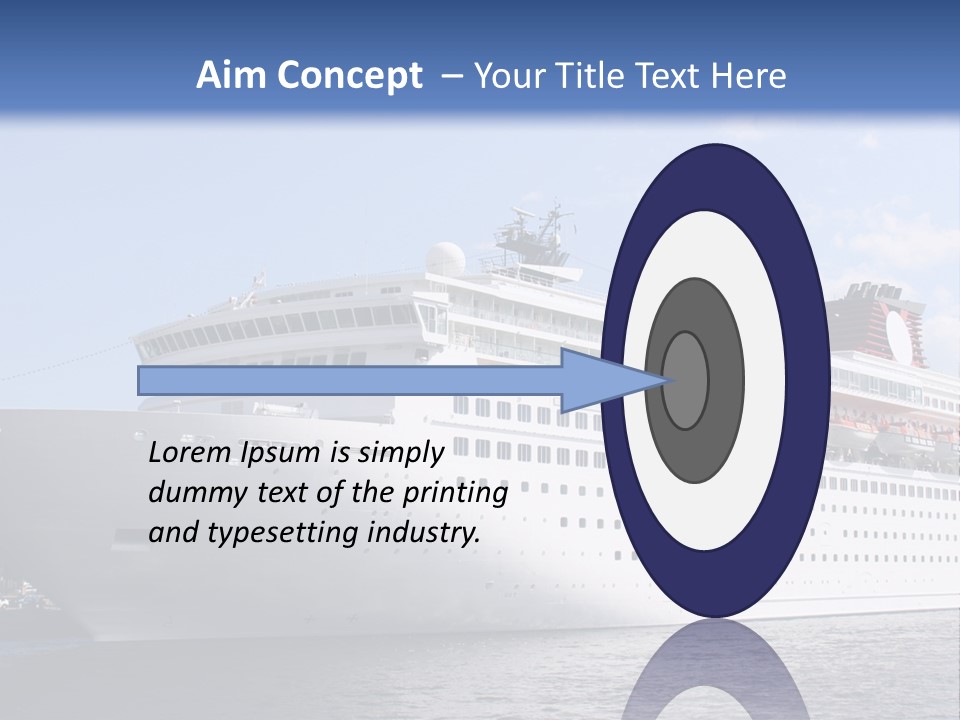 Nautical Ship Sightseeing PowerPoint Template