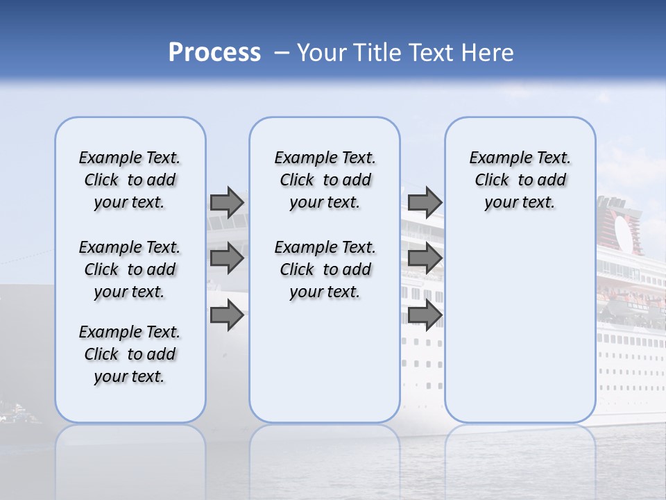 Nautical Ship Sightseeing PowerPoint Template