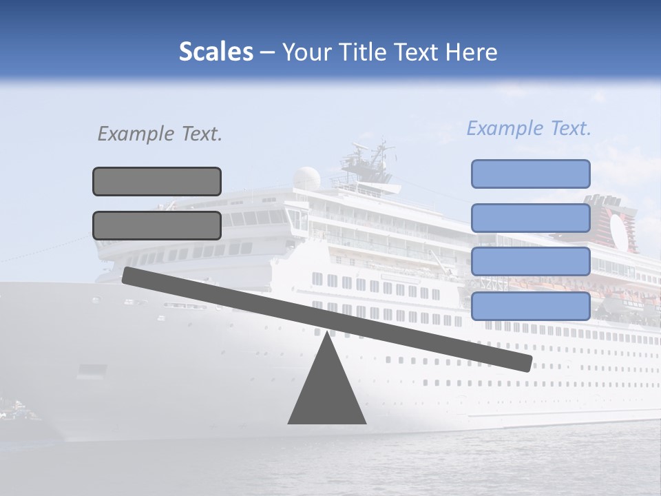 Nautical Ship Sightseeing PowerPoint Template