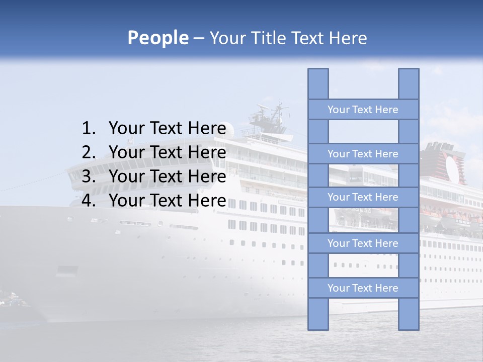 Nautical Ship Sightseeing PowerPoint Template