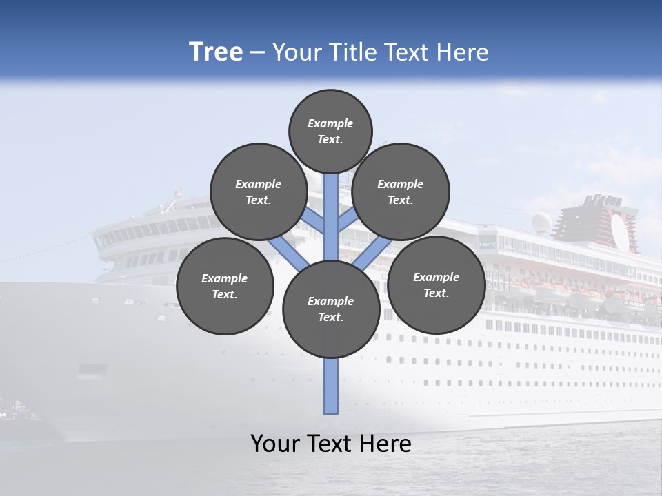 Nautical Ship Sightseeing PowerPoint Template
