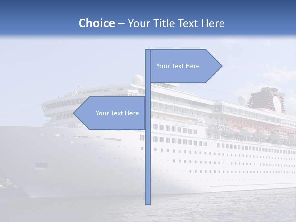 Nautical Ship Sightseeing PowerPoint Template