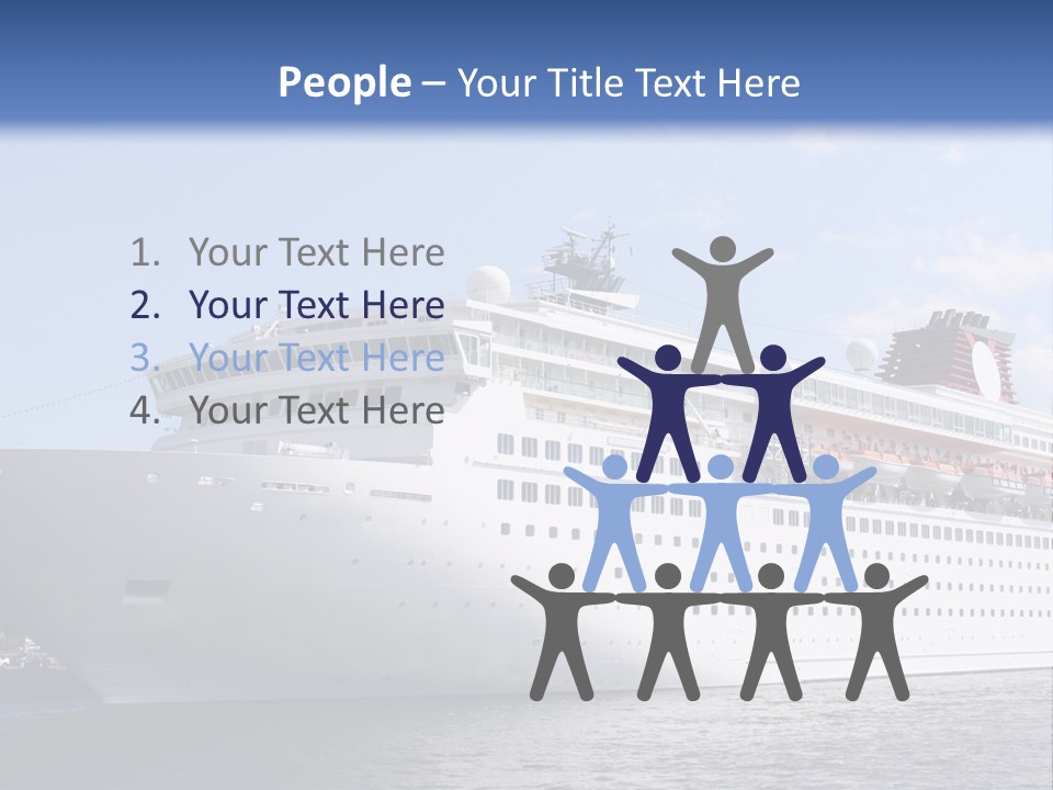Nautical Ship Sightseeing PowerPoint Template
