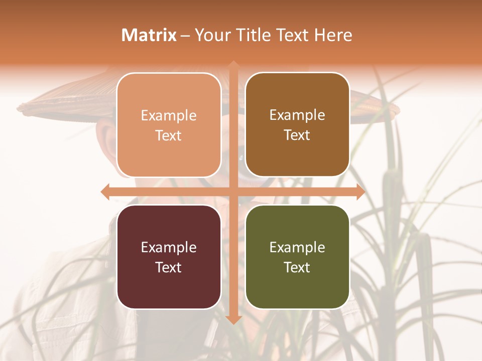 Magnifying Humor Tree PowerPoint Template