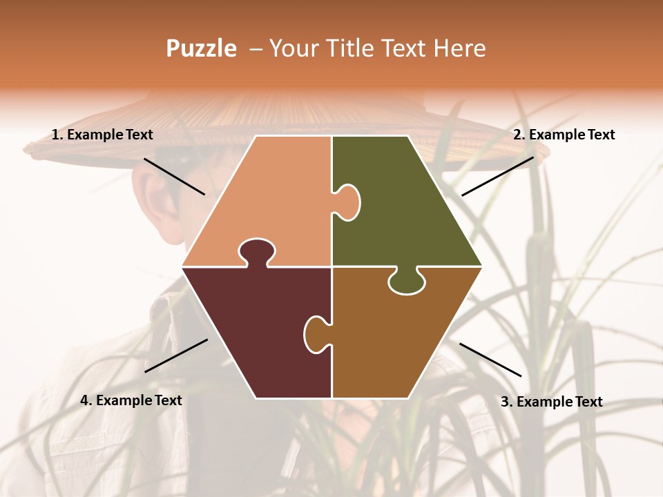 Magnifying Humor Tree PowerPoint Template