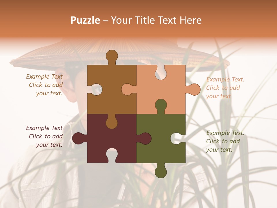 Magnifying Humor Tree PowerPoint Template