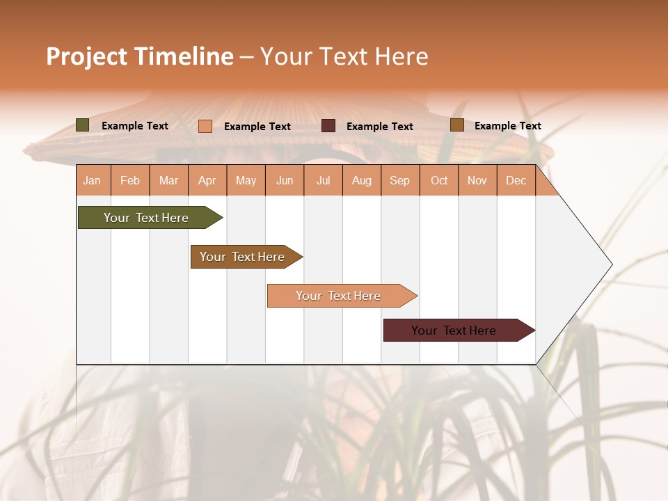 Magnifying Humor Tree PowerPoint Template