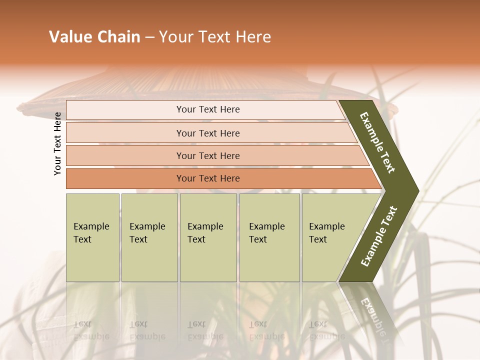 Magnifying Humor Tree PowerPoint Template
