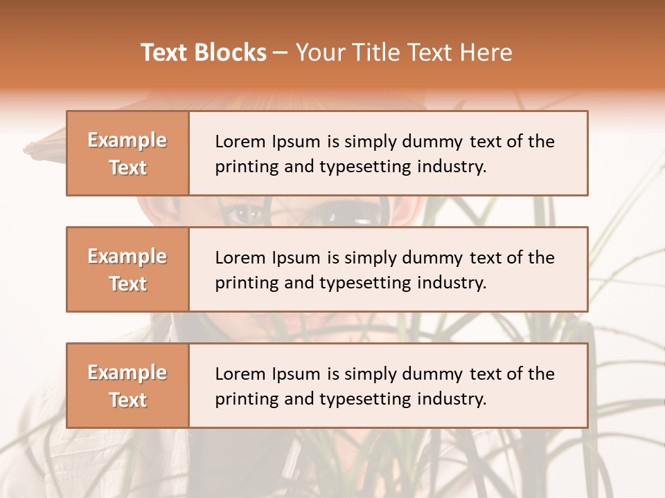 Magnifying Humor Tree PowerPoint Template