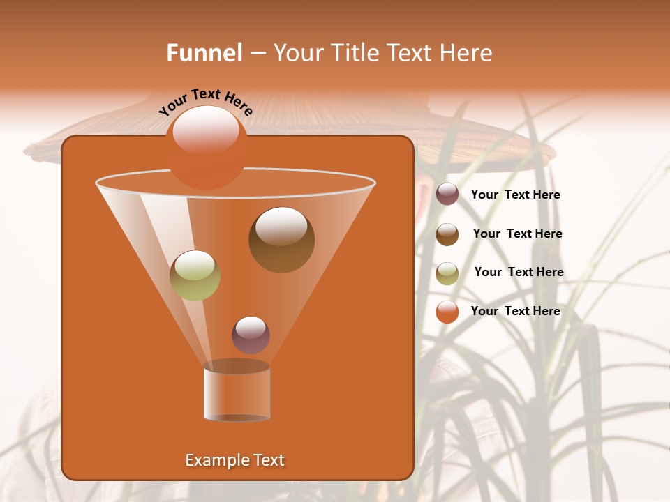 Magnifying Humor Tree PowerPoint Template