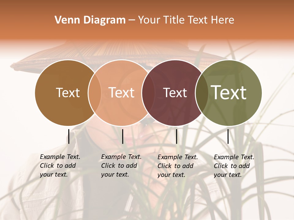 Magnifying Humor Tree PowerPoint Template