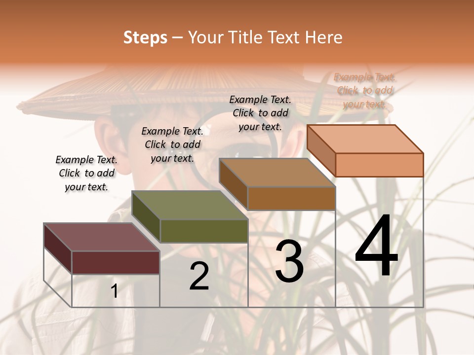 Magnifying Humor Tree PowerPoint Template