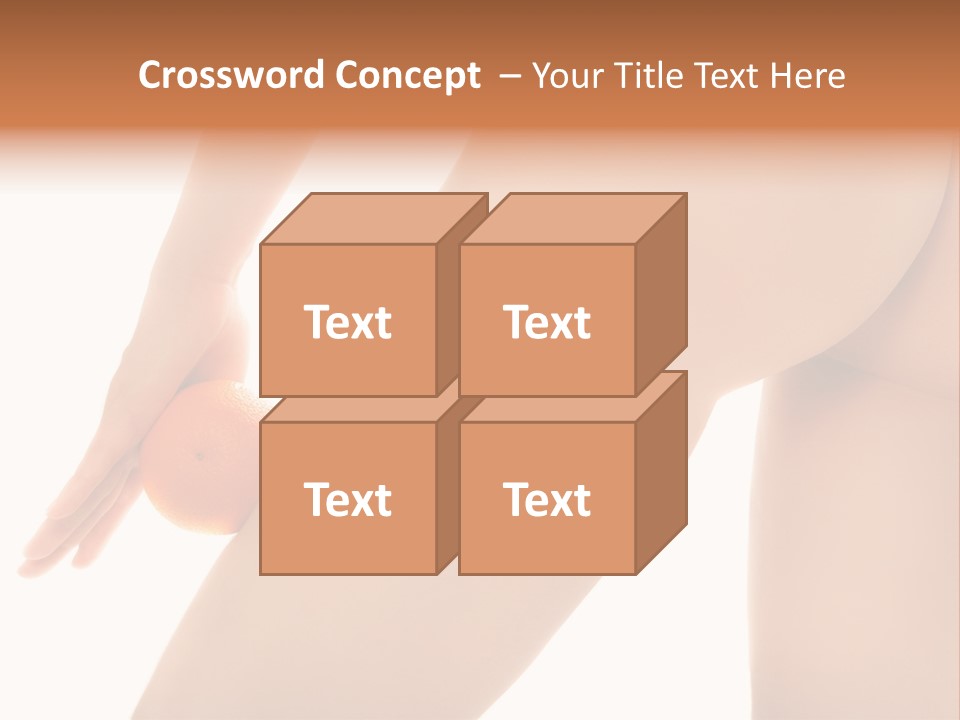 Body Tan Orange PowerPoint Template
