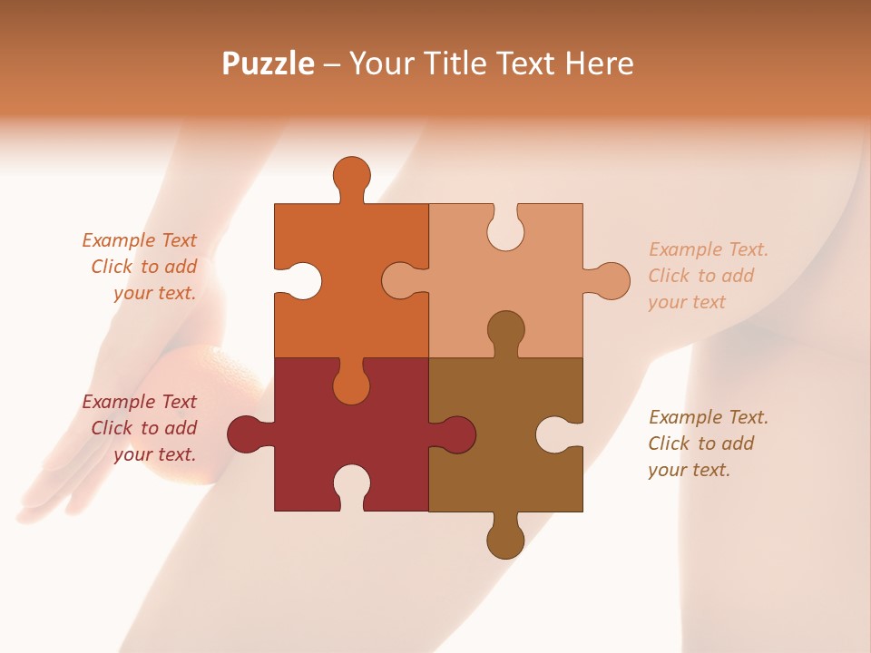 Body Tan Orange PowerPoint Template