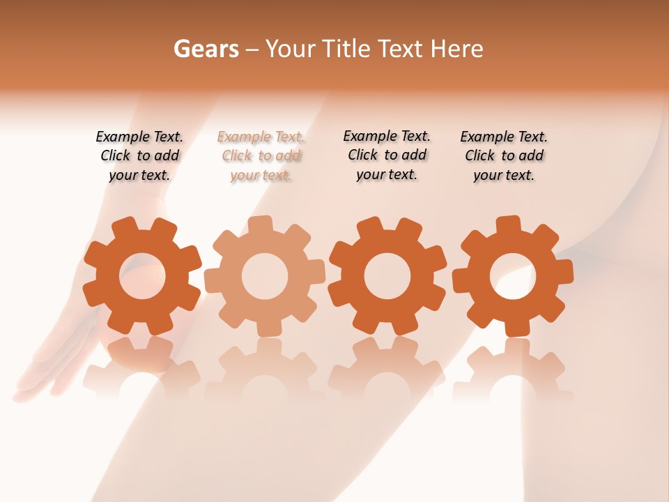 Body Tan Orange PowerPoint Template