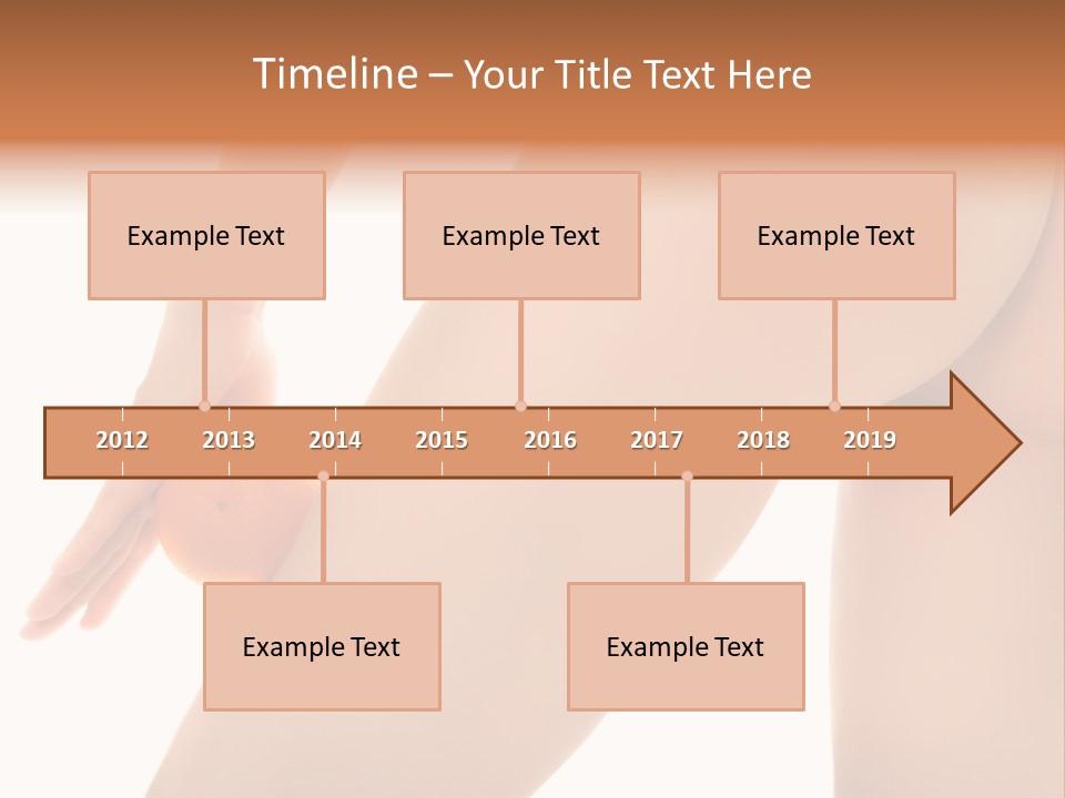 Body Tan Orange PowerPoint Template