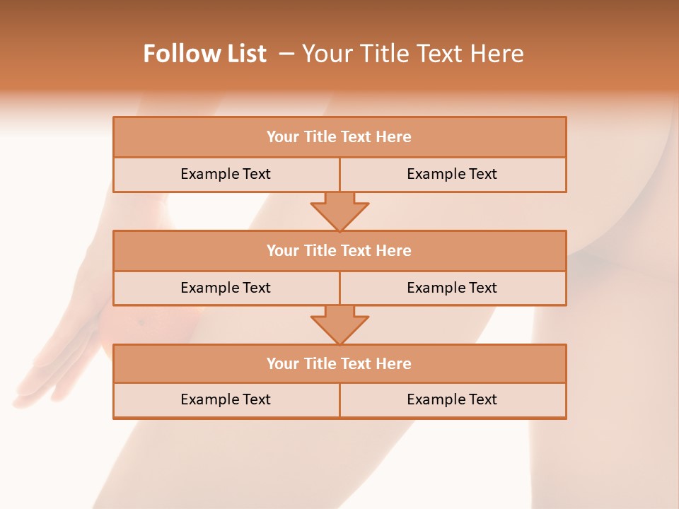 Body Tan Orange PowerPoint Template