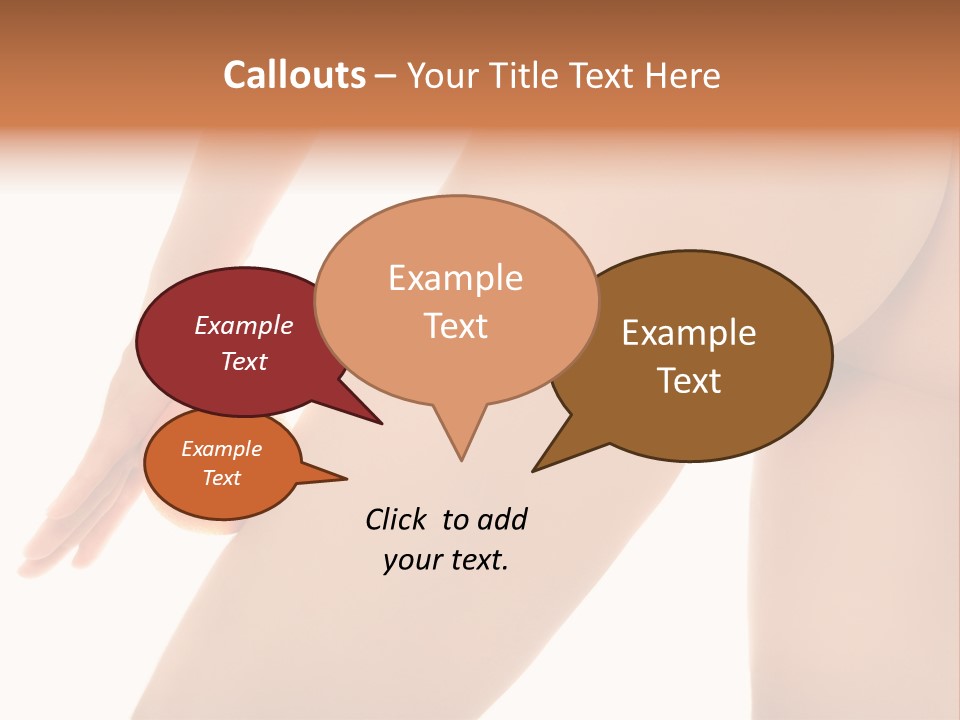 Body Tan Orange PowerPoint Template
