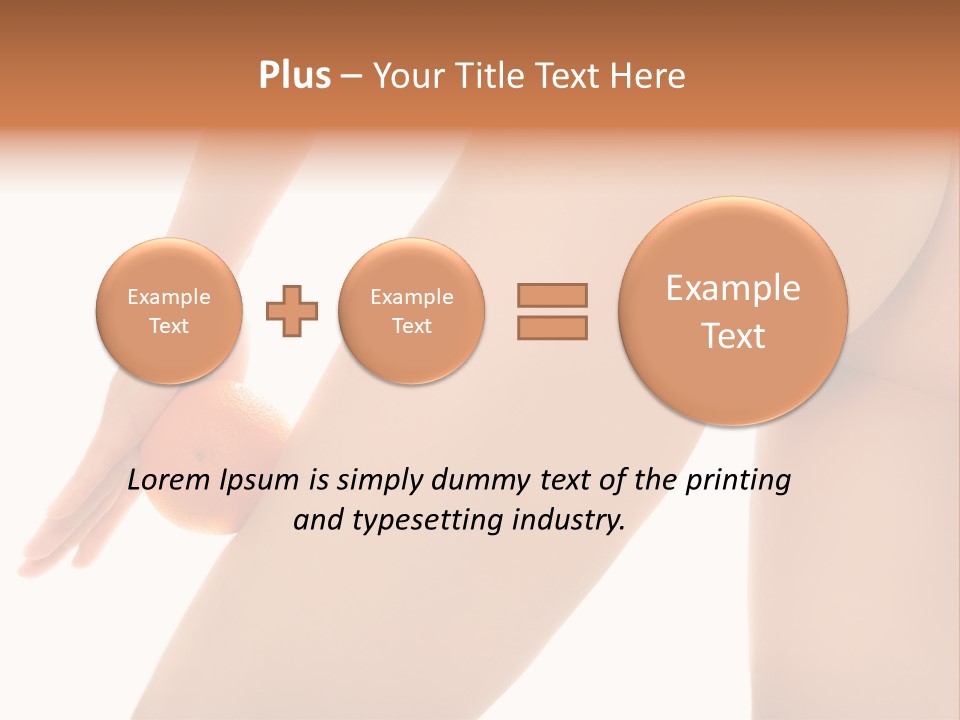 Body Tan Orange PowerPoint Template