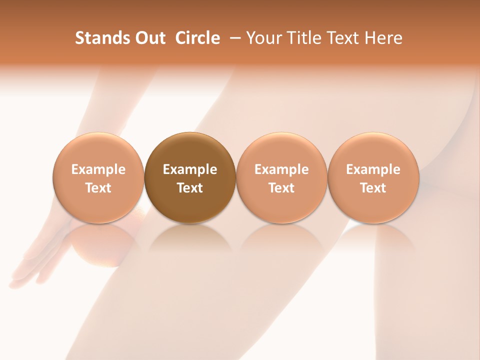 Body Tan Orange PowerPoint Template