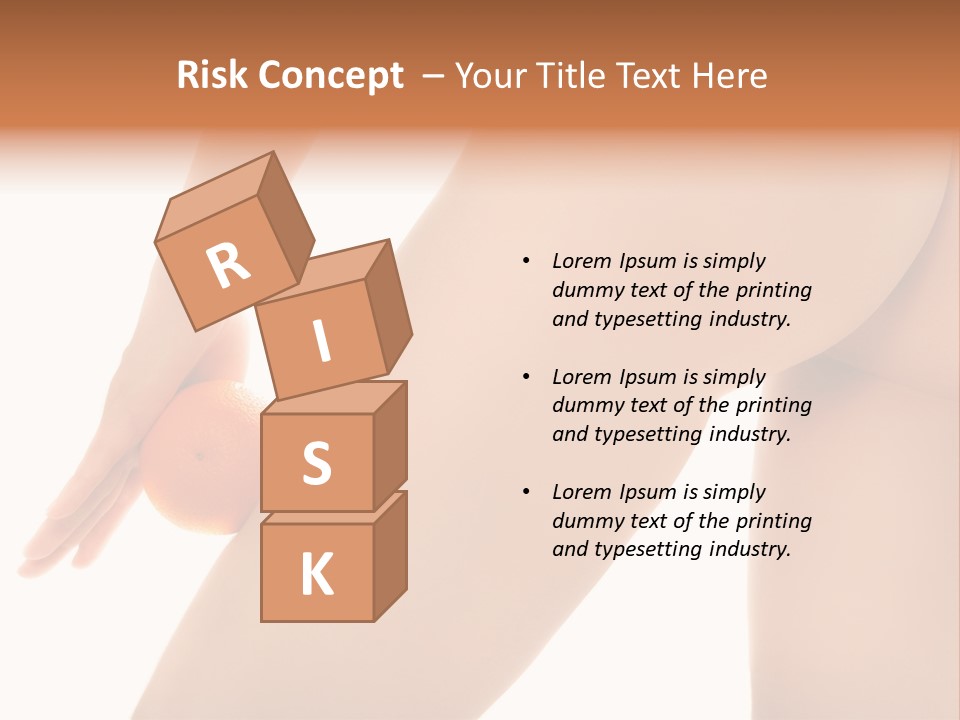 Body Tan Orange PowerPoint Template
