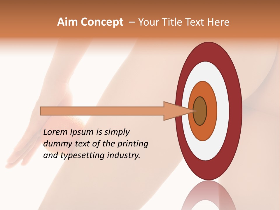 Body Tan Orange PowerPoint Template