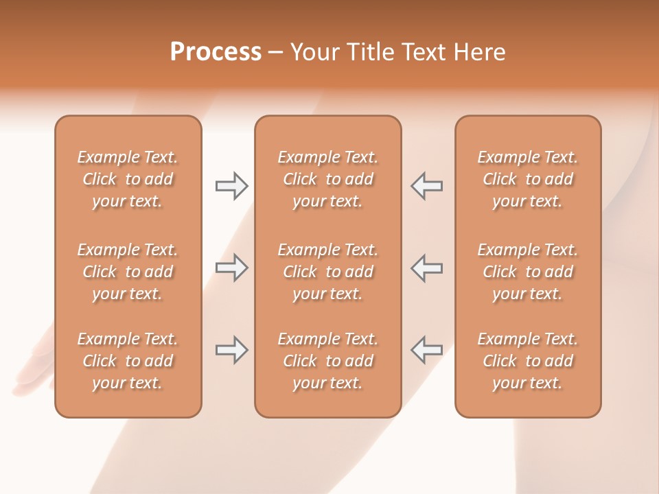 Body Tan Orange PowerPoint Template