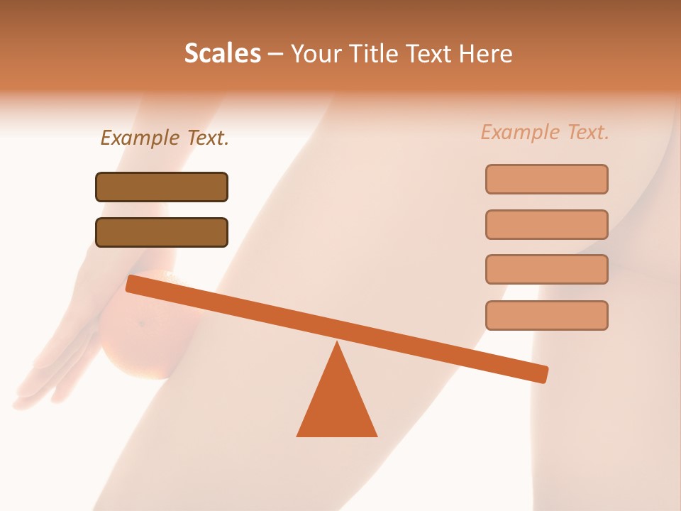 Body Tan Orange PowerPoint Template