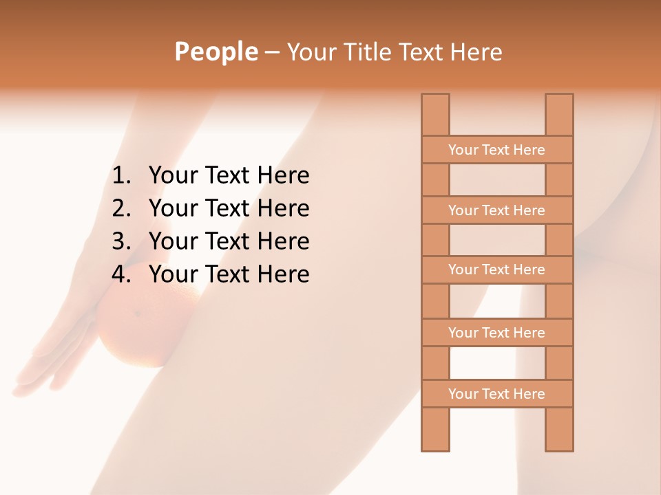 Body Tan Orange PowerPoint Template