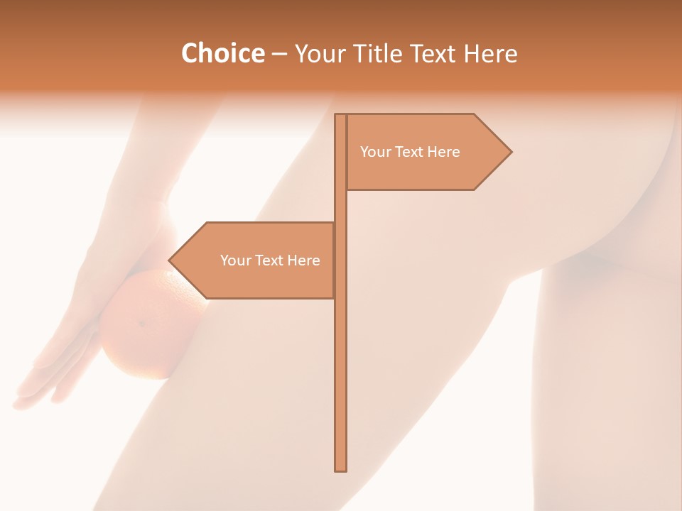 Body Tan Orange PowerPoint Template