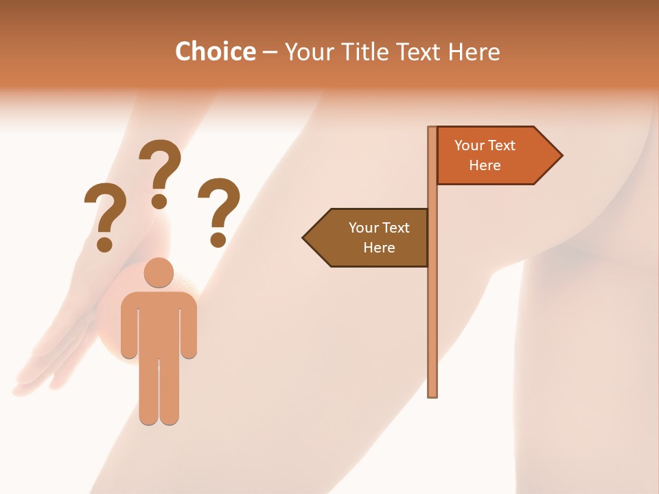 Body Tan Orange PowerPoint Template