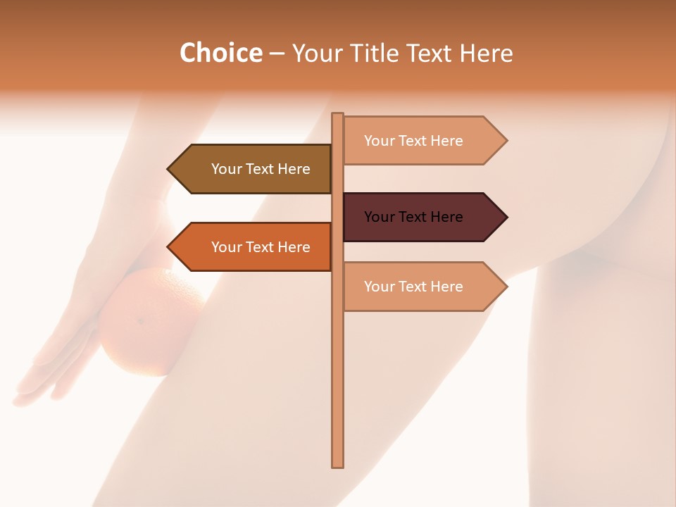 Body Tan Orange PowerPoint Template