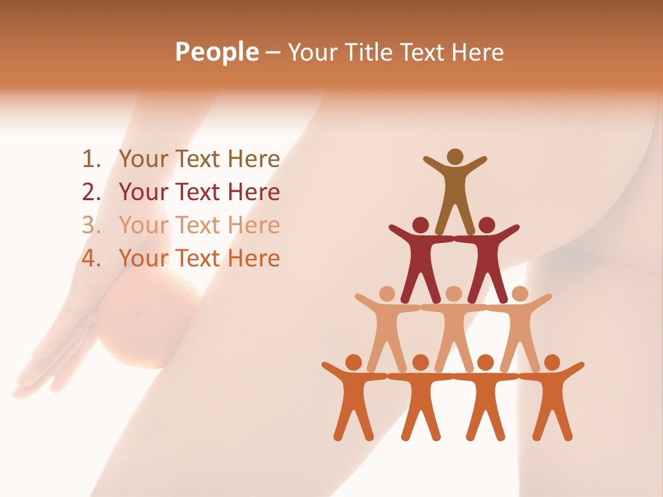 Body Tan Orange PowerPoint Template