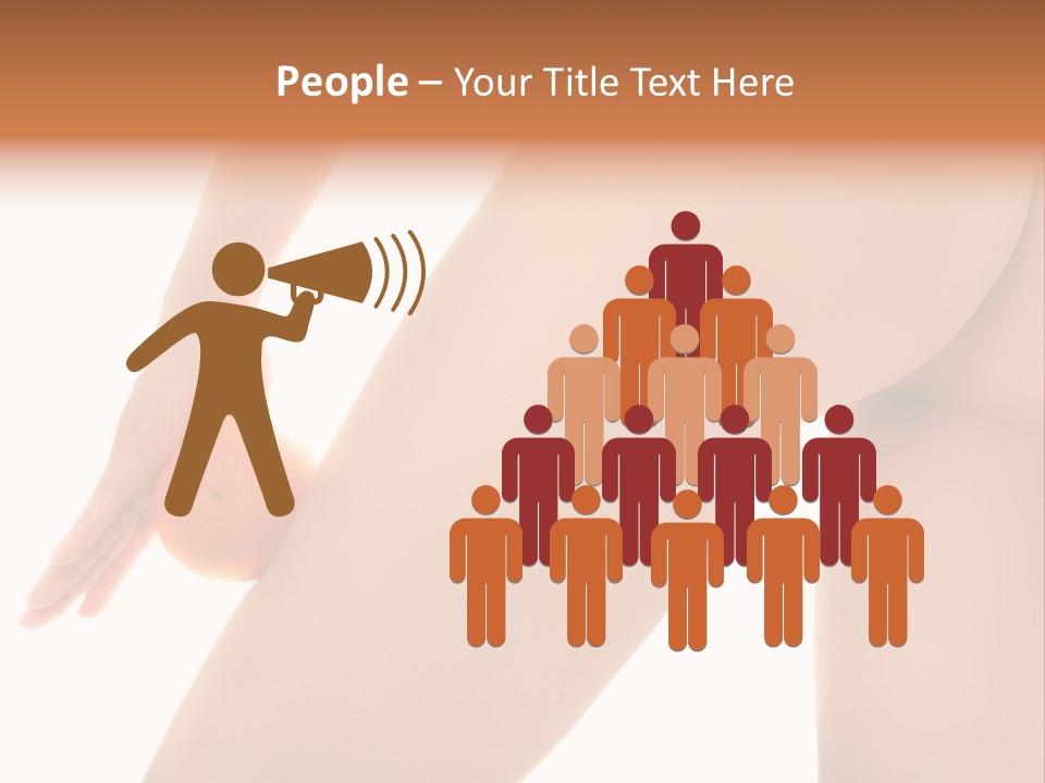 Body Tan Orange PowerPoint Template