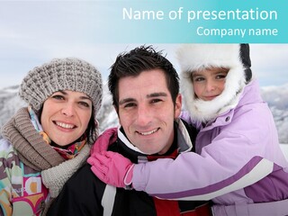 Young Tenderness Stuck PowerPoint Template