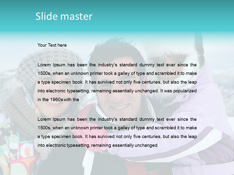 Young Tenderness Stuck PowerPoint Template