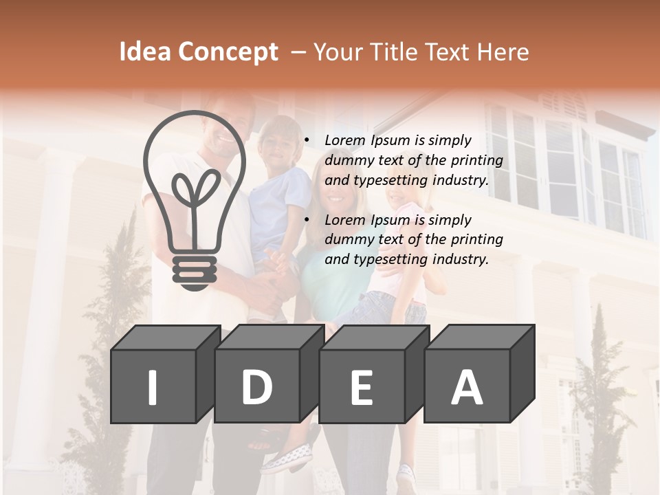 Outside Pride Architecture PowerPoint Template