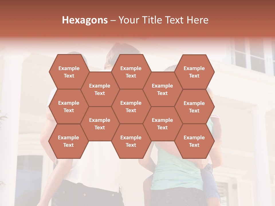 Smiling Happiness Real Estate PowerPoint Template