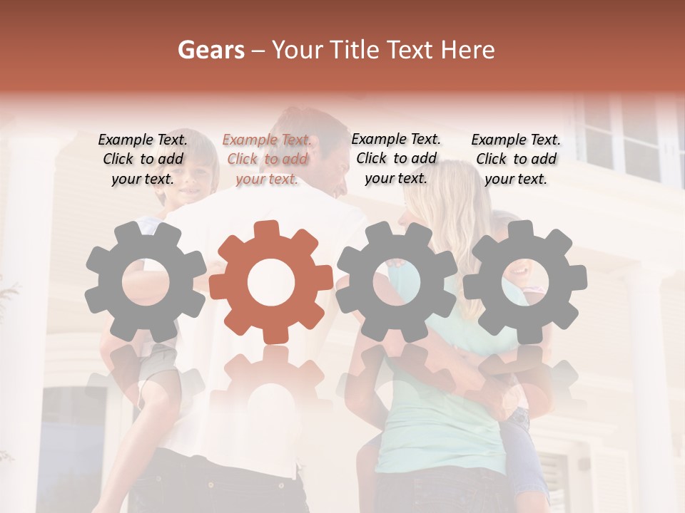 Smiling Happiness Real Estate PowerPoint Template