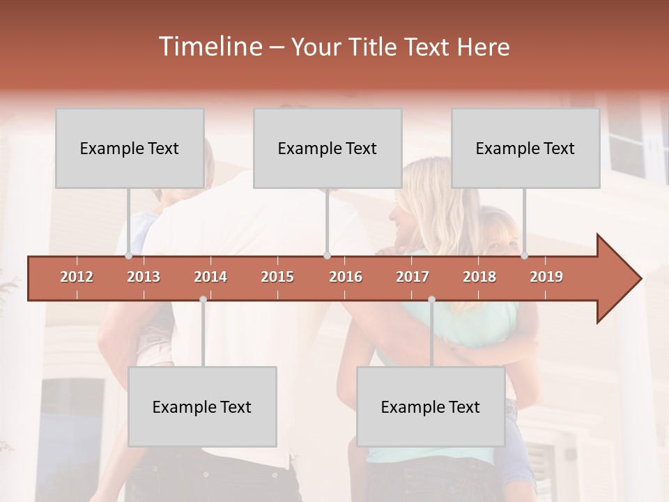 Smiling Happiness Real Estate PowerPoint Template