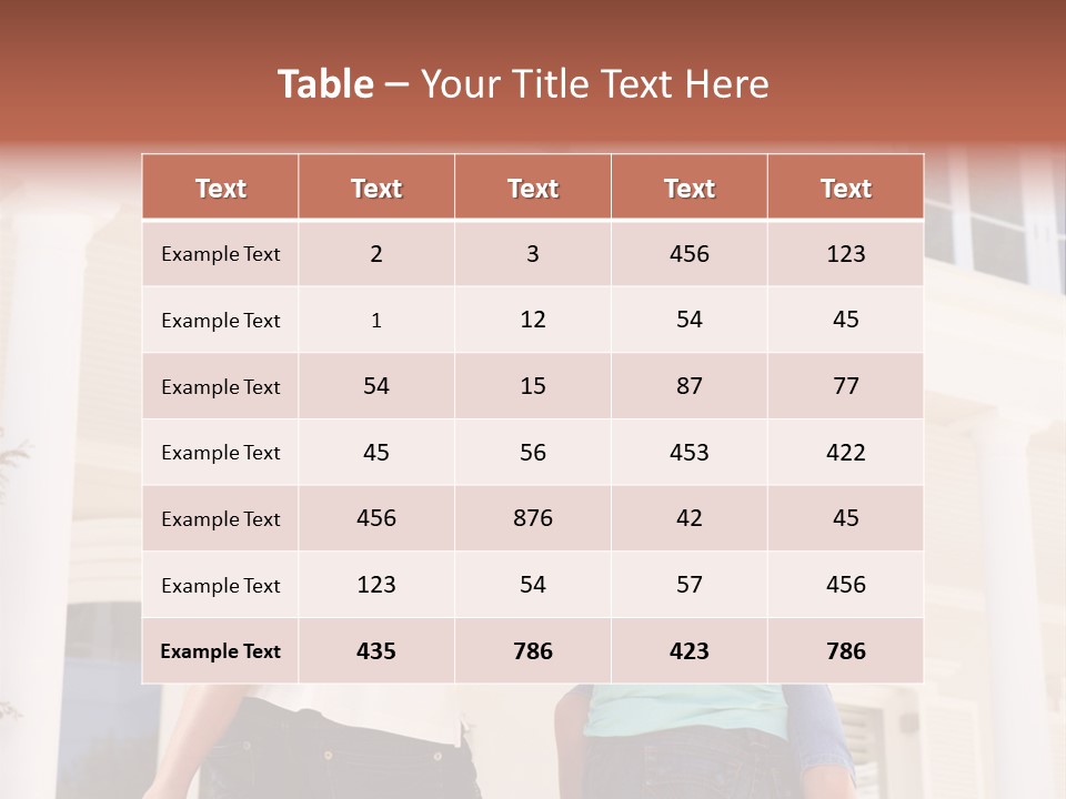 Smiling Happiness Real Estate PowerPoint Template