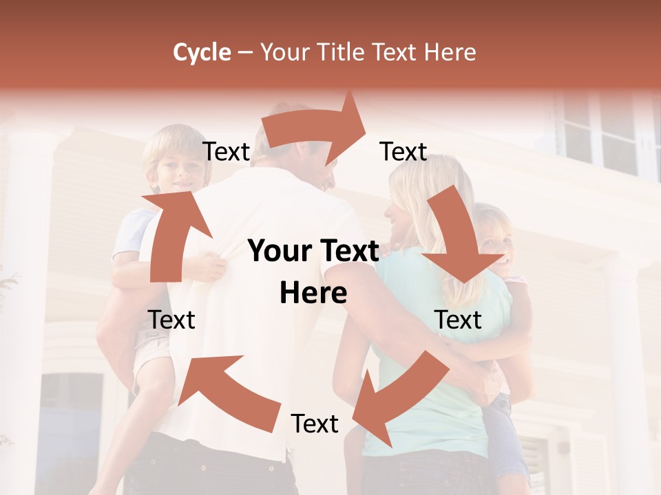Smiling Happiness Real Estate PowerPoint Template