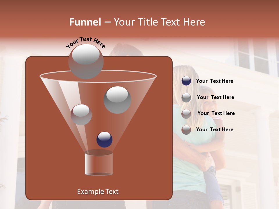 Smiling Happiness Real Estate PowerPoint Template