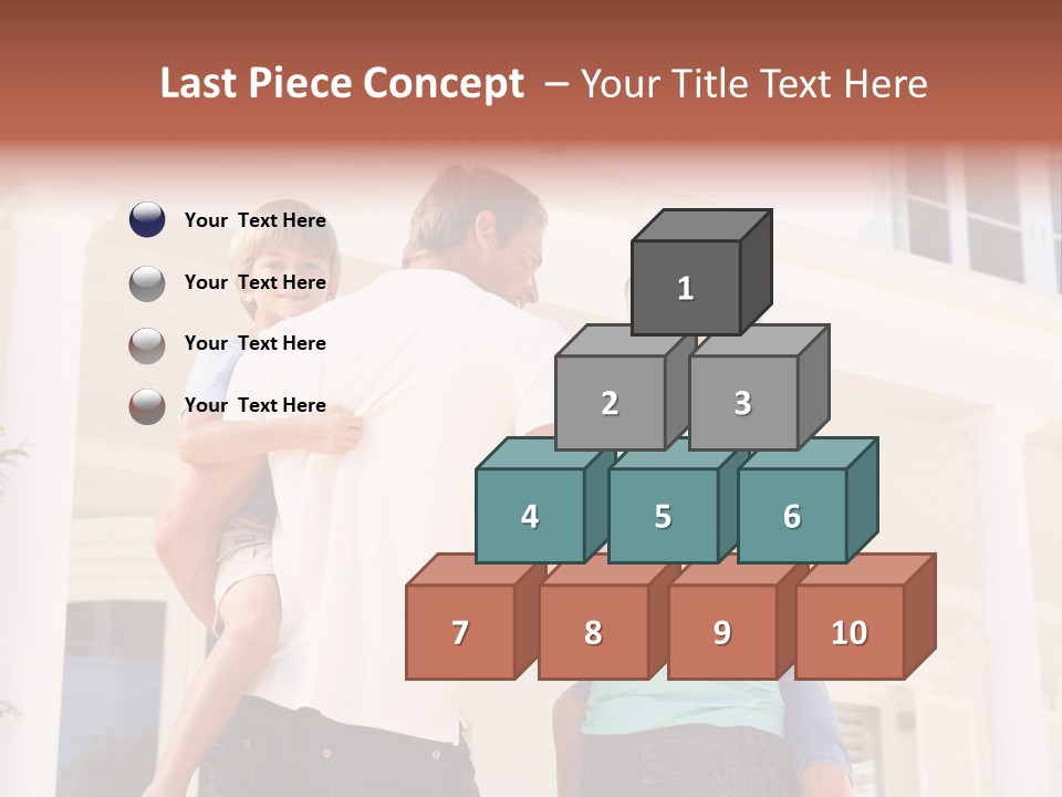Smiling Happiness Real Estate PowerPoint Template