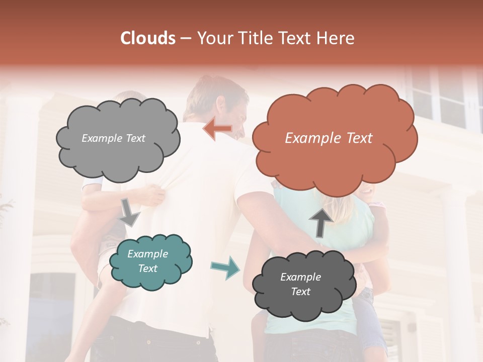 Smiling Happiness Real Estate PowerPoint Template
