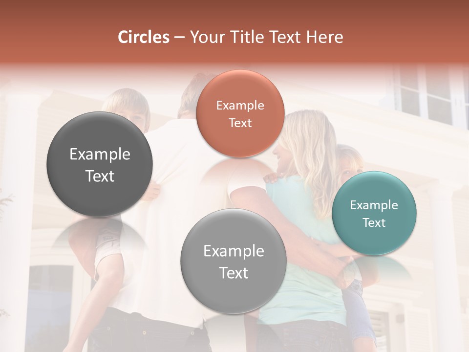 Smiling Happiness Real Estate PowerPoint Template