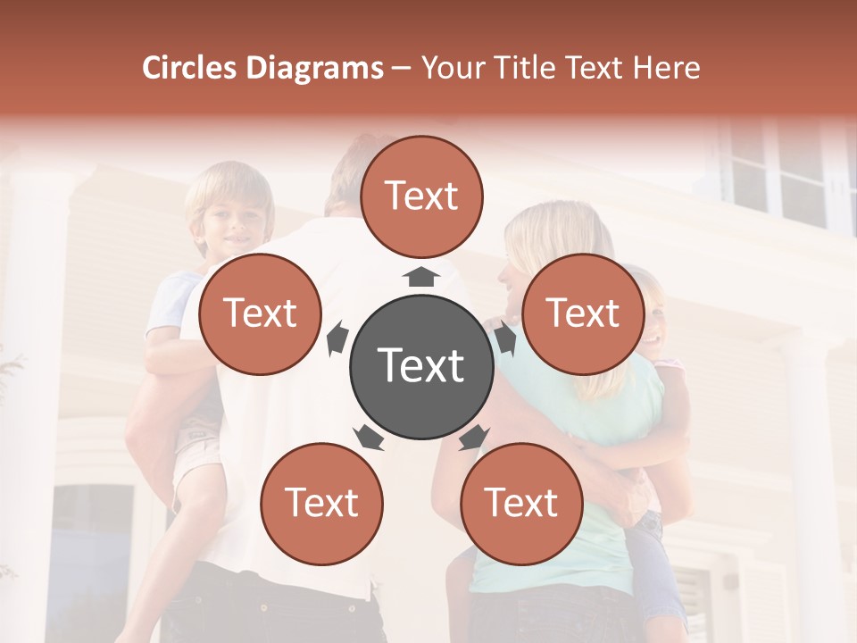 Smiling Happiness Real Estate PowerPoint Template