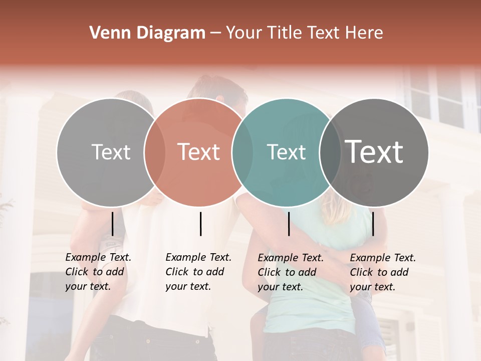 Smiling Happiness Real Estate PowerPoint Template