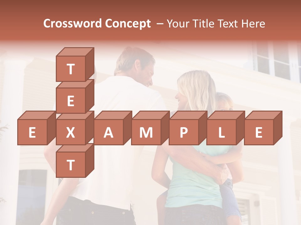 Smiling Happiness Real Estate PowerPoint Template