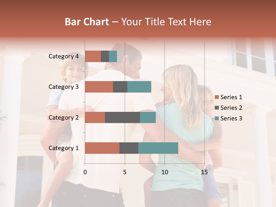 Smiling Happiness Real Estate PowerPoint Template
